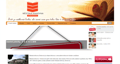 Desktop Screenshot of knihovna.otrokovice.cz